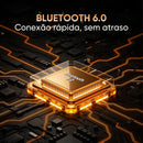 Fone De Ouvido Bluetooth 6.0 Sem Fio Tws In-ear Com Cancelamento de Ruído Ipx 5 Moda Azul