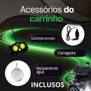 Carrinho De Controle Remoto Solta Fumaça Veloz Recarregável