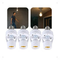 Kit 2 Sensores De Presença Lâmpada Soquete E27 Iluminação Fotocélula Movimento