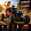 Carrinho Controle Remoto Recarregavel Rally Binquedo Jipe Max Carro Bateria Off Road Big Foot Estilo 4x4 Infantil Trilha LoveLaland