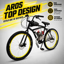 Bicicleta Motorizada Bike Simples 80cc - Montada E Testada Preto 18 +1000 vendidos