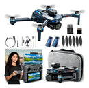 Drone Gt8 Profissional 4k Gps Tela No Controle 2 Baterias