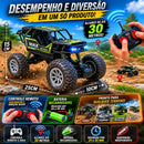 Carrinho Controle Remoto Recarregavel Rally Binquedo Jipe Max Carro Bateria Off Road Big Foot Estilo 4x4 Infantil Trilha LoveLaland