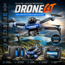 Drone Gt8 Profissional 4k Gps Tela No Controle 2 Baterias