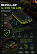 Power Bank 10000mah Carregador Portátil Turbo Rápido Universal Celular - Melhor Carregador Portátil Compatível Com iPhone Notebook Relógios Android Mac Ios Samsung Apple 10000mah