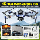 Drone Gt8 Profissional 4k Gps Tela No Controle 2 Baterias