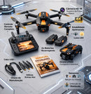 Drone LF669 Max Popsy GPS 4K com Câmera Dupla Ajustável e Evita Obstáculos 360°