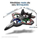 Drone Design Avião Criança Controle Remoto Iniciante Combate Novo  |  +1000 vendidos