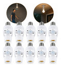 Kit 2 Sensores De Presença Lâmpada Soquete E27 Iluminação Fotocélula Movimento