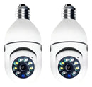 Kit 2 Câmeras Segurança 360º Jortan Wifi IP HD Visão Noturna Lâmpada [ PAGUE 1 LEVE 2 ]