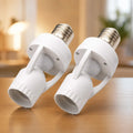 Kit 2 Sensores De Presença Lâmpada Soquete E27 Iluminação Fotocélula Movimento