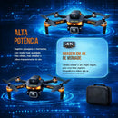 Drone LF669 Max Popsy GPS 4K com Câmera Dupla Ajustável e Evita Obstáculos 360°