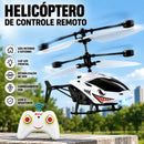 Helicóptero Drone Controle Bateria Recarregável Voa Verdade