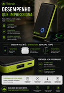 Power Bank 10000mah Carregador Portátil Turbo Rápido Universal Celular - Melhor Carregador Portátil Compatível Com iPhone Notebook Relógios Android Mac Ios Samsung Apple 10000mah